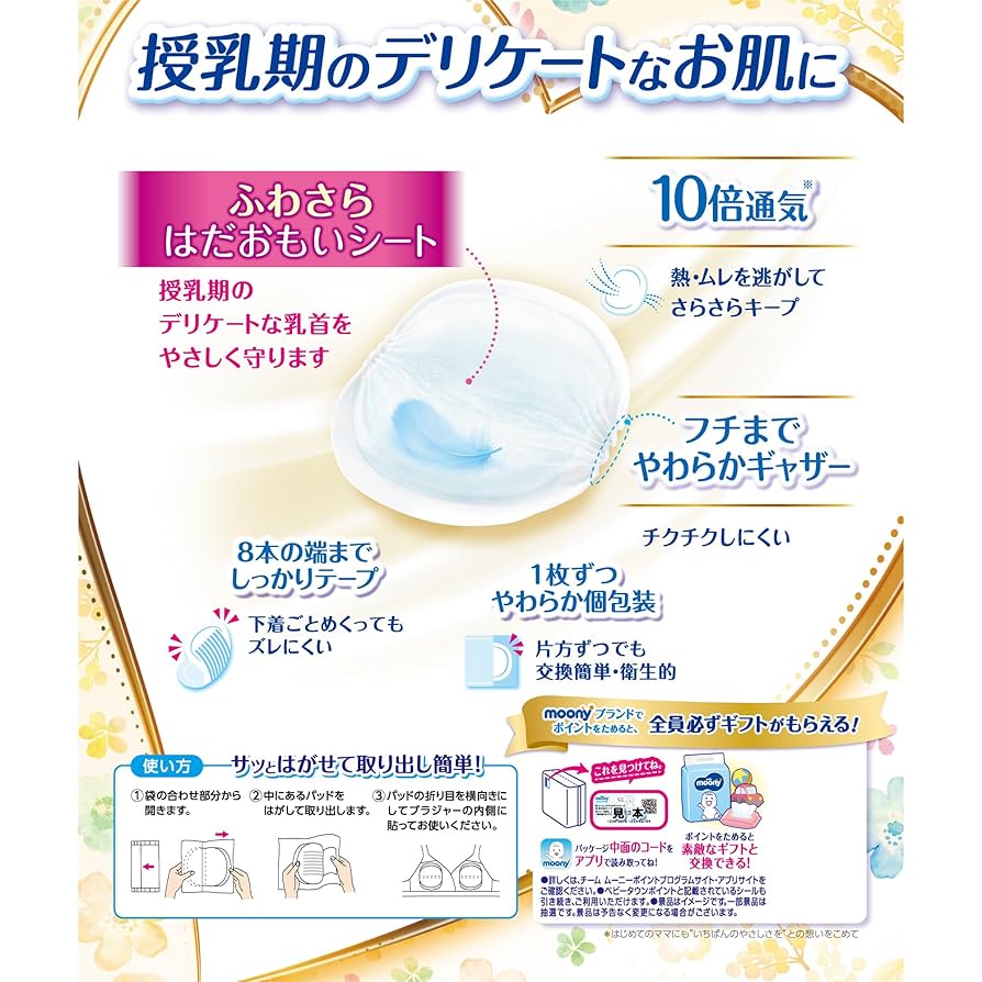 【まとめ売り】ミルク、母乳パッド ズレにくい 母乳パッド 120枚｜アカチャンホンポの通販｜&mall